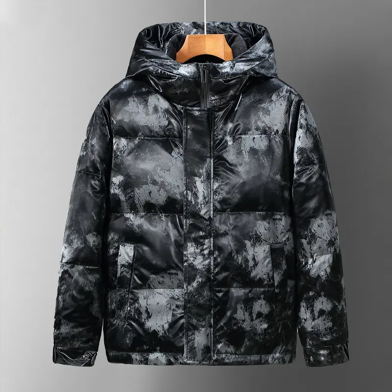 New Fashion Men Hooded Winter Duck Down Coats Thicker Warm Down Jackets Casual Parkas Quality Male Outdoor Windproof Jackets 3XL