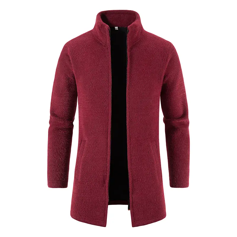 Men Long Cardigans Sweatercoats Winter Warm Sweaters New Male Thicker Slim Cardigans High Quality Men Casual Winter Jackets 3XL