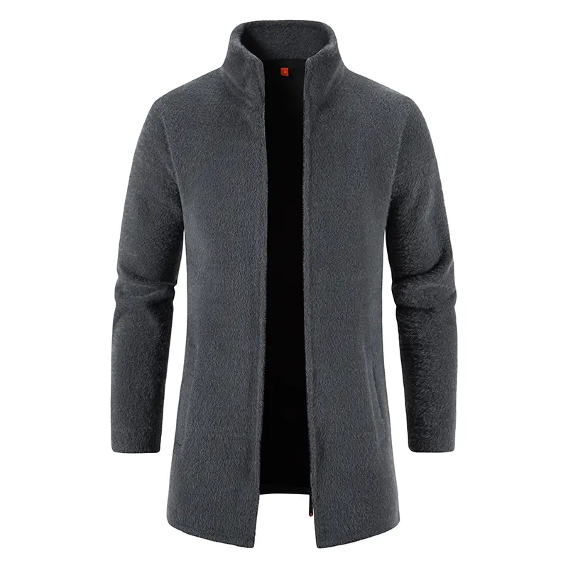 Men Long Cardigans Sweatercoats Winter Warm Sweaters New Male Thicker Slim Cardigans High Quality Men Casual Winter Jackets 3XL