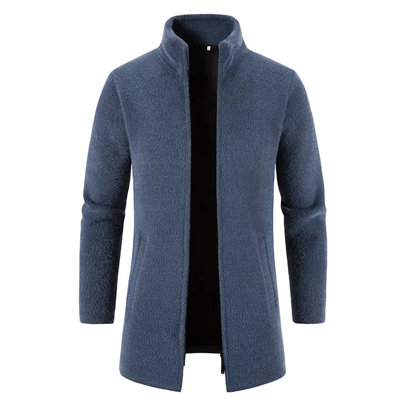 Men Long Cardigans Sweatercoats Winter Warm Sweaters New Male Thicker Slim Cardigans High Quality Men Casual Winter Jackets 3XL