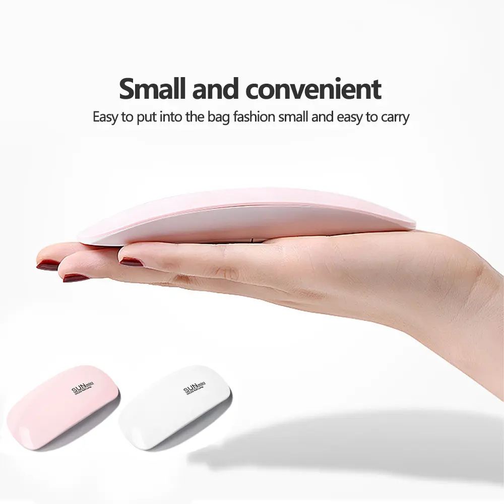LINMANDA LED Nail Lamps for Gel Mini UV Light for Nails Portable LED Nail Lamp Nail Dryer Gel Lamp for Women and Girls Manicure