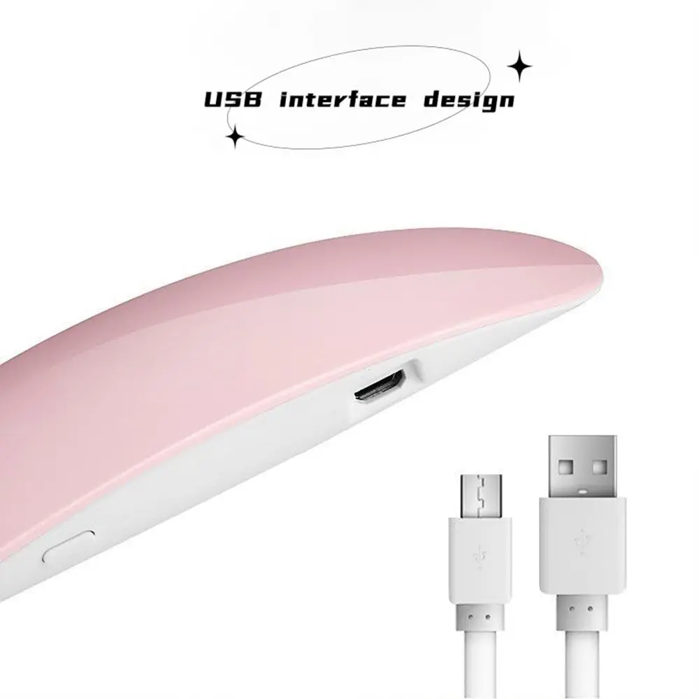 LINMANDA LED Nail Lamps for Gel Mini UV Light for Nails Portable LED Nail Lamp Nail Dryer Gel Lamp for Women and Girls Manicure