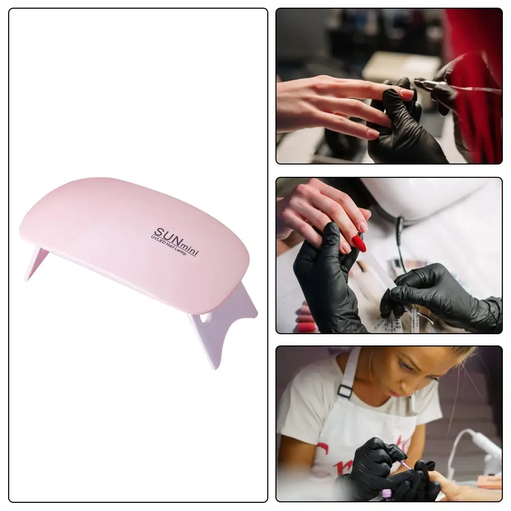 LINMANDA LED Nail Lamps for Gel Mini UV Light for Nails Portable LED Nail Lamp Nail Dryer Gel Lamp for Women and Girls Manicure