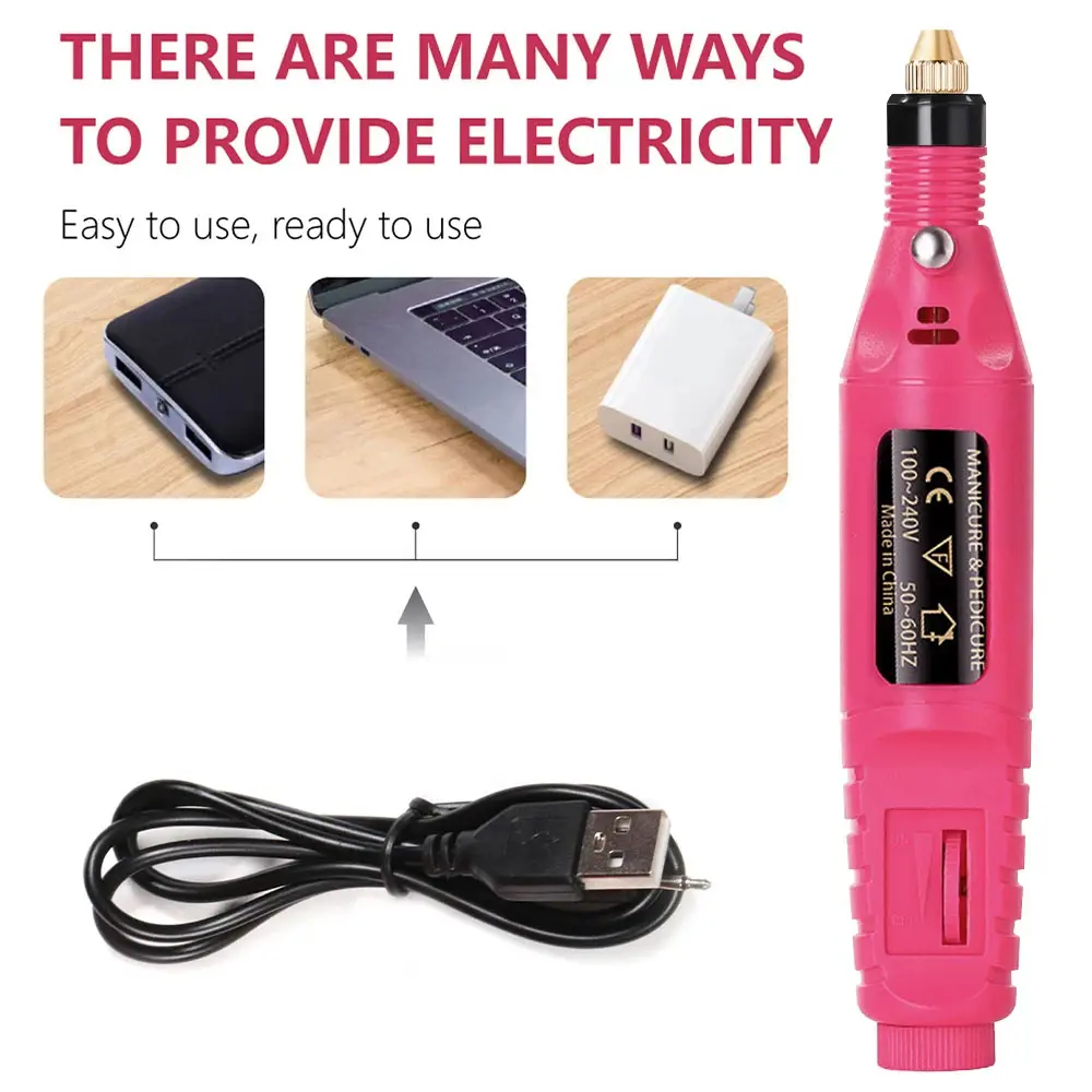 LINMANDA High Quality Nail Drill Machine Set Electric Nail Sander Gel Polish Remover Tools Driller Manicure Nail Accessories