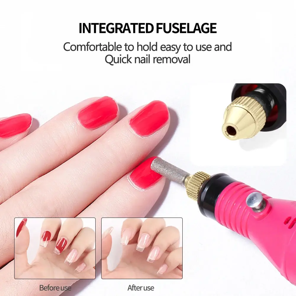 LINMANDA High Quality Nail Drill Machine Set Electric Nail Sander Gel Polish Remover Tools Driller Manicure Nail Accessories