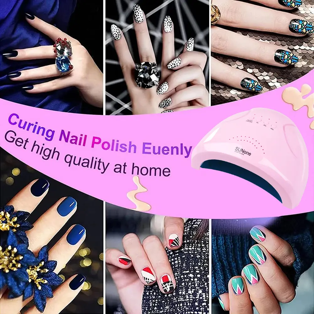 LINMANDA  LED UV Nail Lamp Professional Automatic Sensor Nail Dryer Gel Nail Polish Curing Manicure Equipment Tools for salon