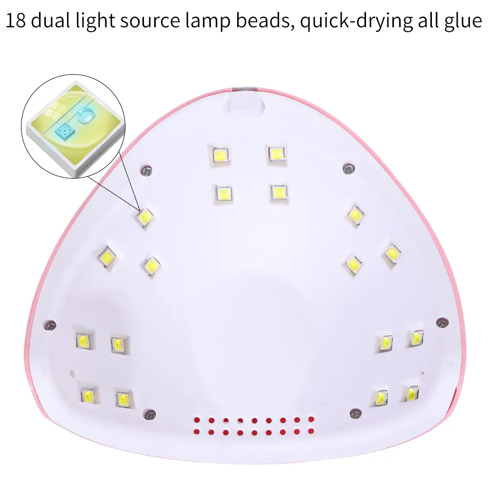 LINMANDA LED UV Gel Lamp Curing Machine Intelligent Nail Polish Dryer Manicure Tool Nail Art Machine with Timing Function