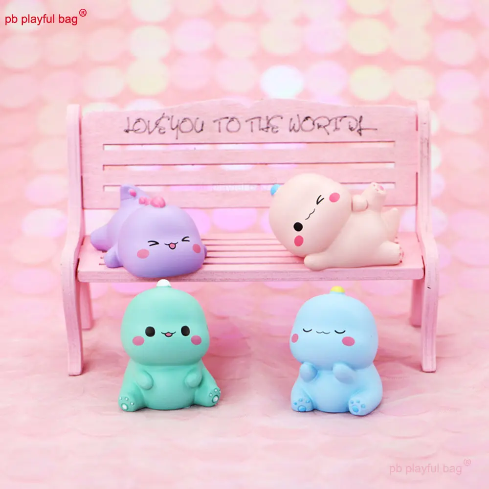 Cute Resin Miniature Statue Cartoon Animal Dinosaur Action Figure Model Birthday Gift Cake Party Decorative Crafts Gifts ZG242