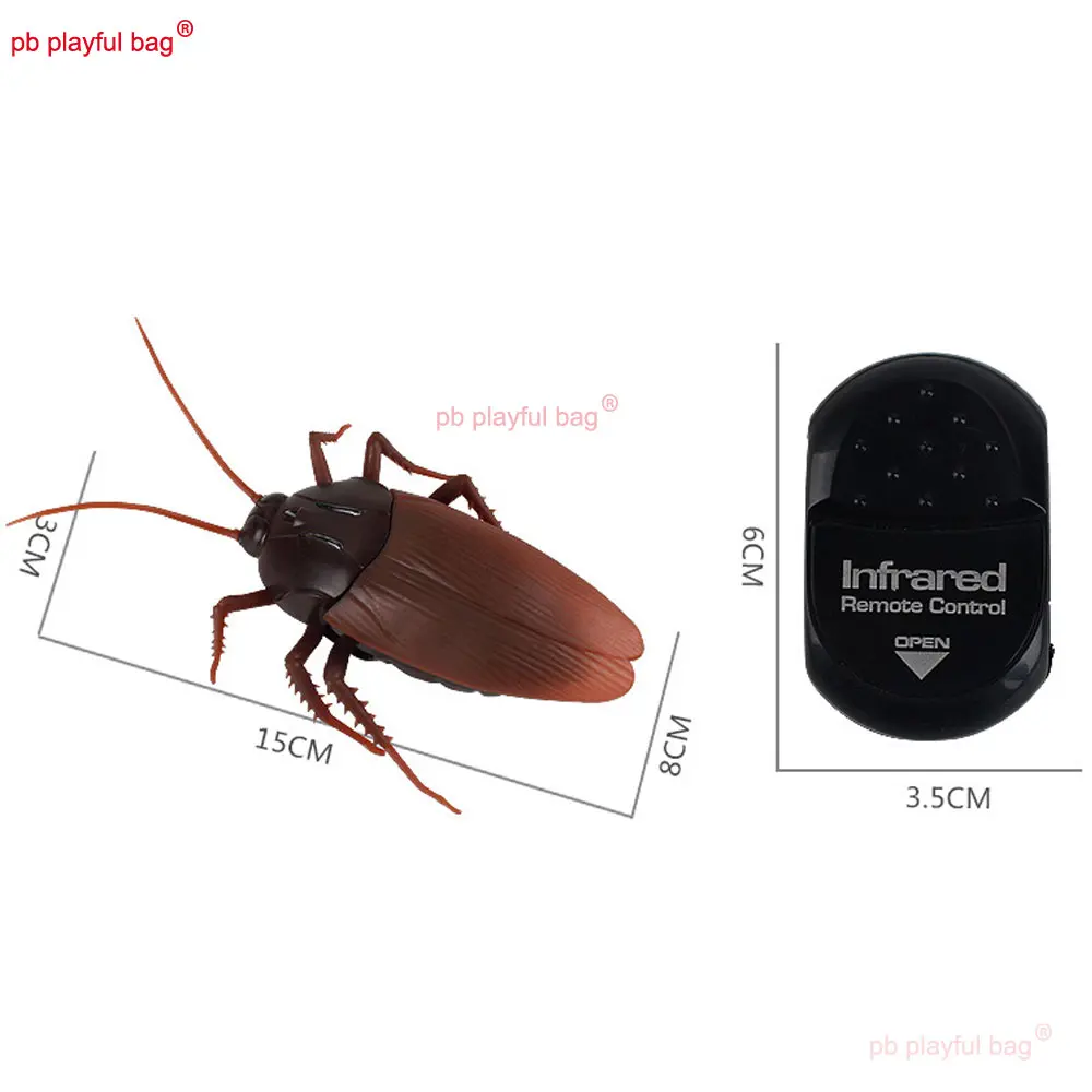 Trick Electric Remote Control Cockroach Pet RC Simulation Insect Model Joke Trick Mischief For Kids Halloween Gift Toys VG189