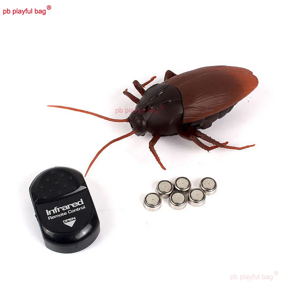Trick Electric Remote Control Cockroach Pet RC Simulation Insect Model Joke Trick Mischief For Kids Halloween Gift Toys VG189