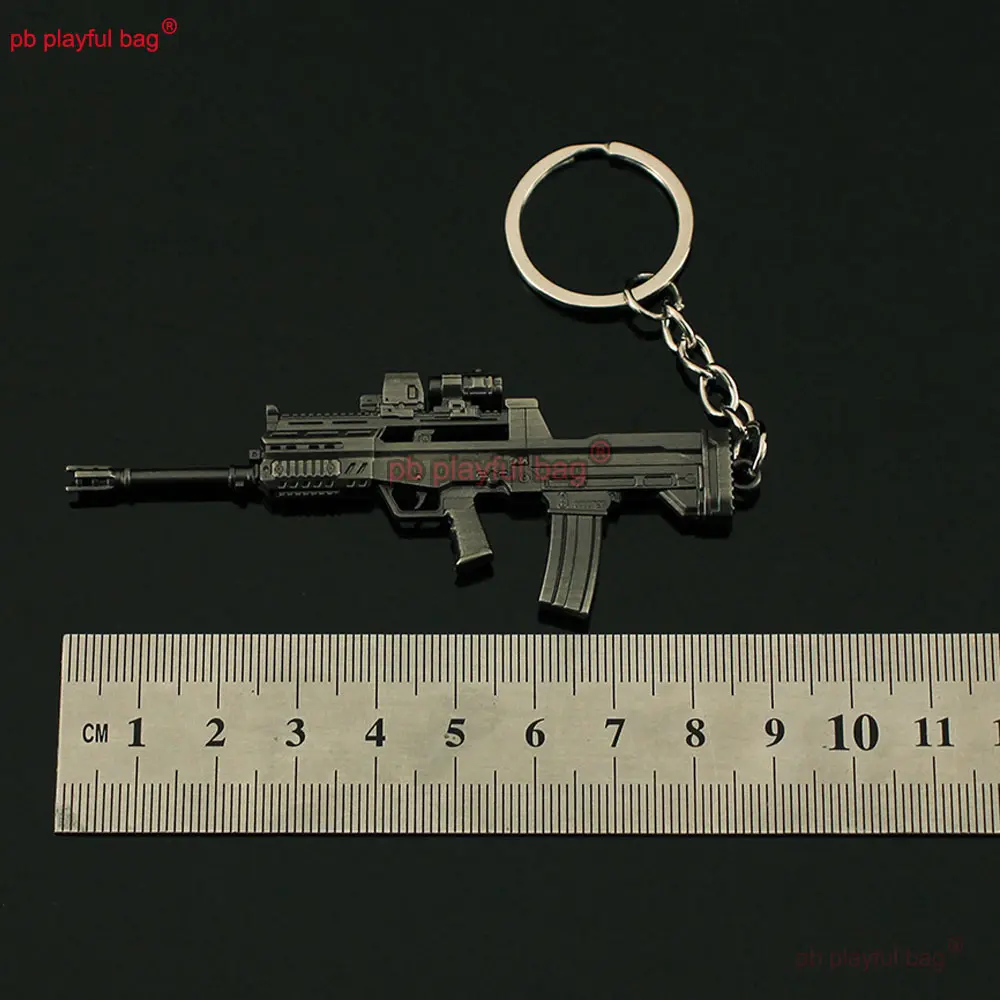 9cm Mini PRICES TYPE97 Metal Toy Gun Model Game Peripheral Keychain Backpack Pendant Decorative Action Figures Kids Gift ZG406