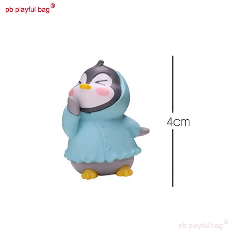 Micro Landscape DIY Action Figure Anime Cute Model Doll Little Penguin Kids Toy Gift Collect PVC Desktop Decorations HG263