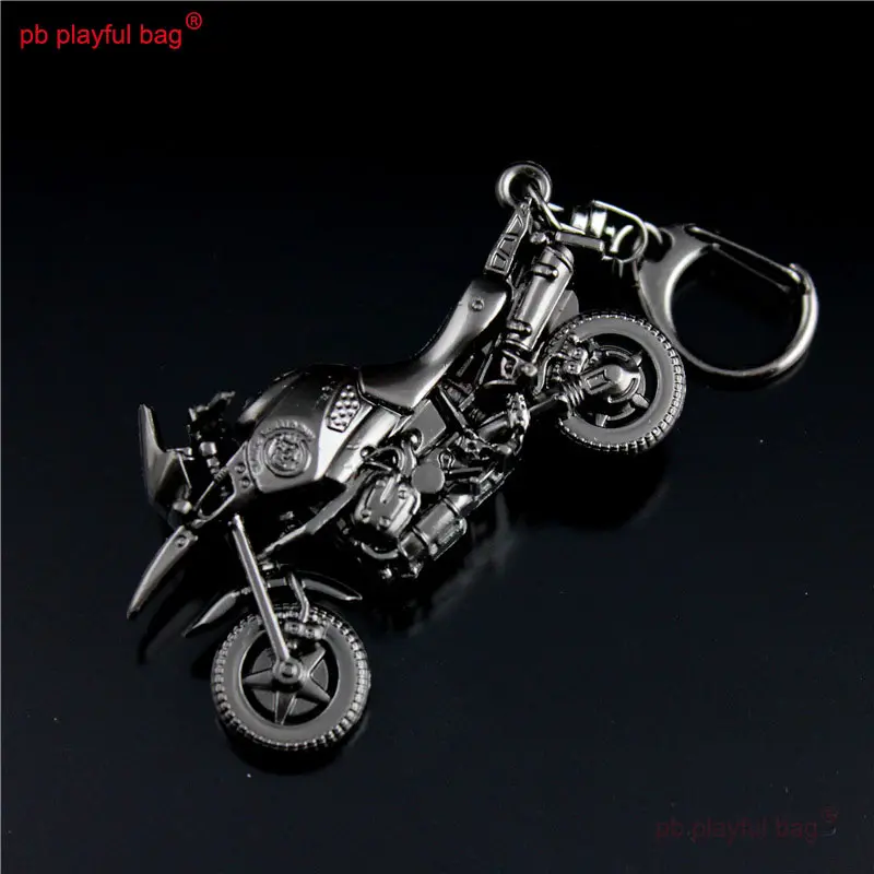 7cm Mini Metal Motorcycle Model Action Figures CS Game Keychain Decorative Death Motorcycle Christmas Gifts Kids Toys HG303