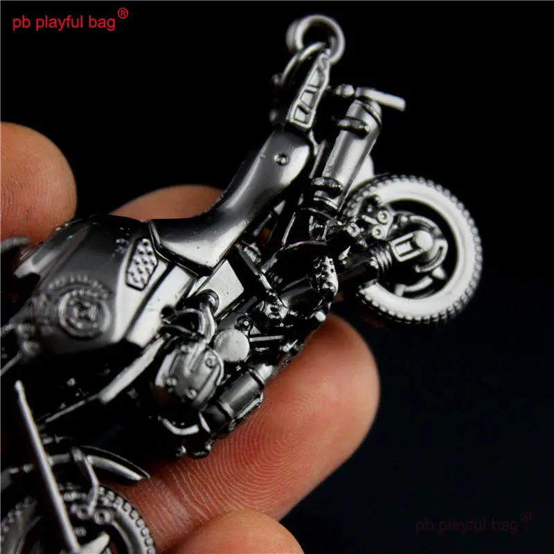 7cm Mini Metal Motorcycle Model Action Figures CS Game Keychain Decorative Death Motorcycle Christmas Gifts Kids Toys HG303