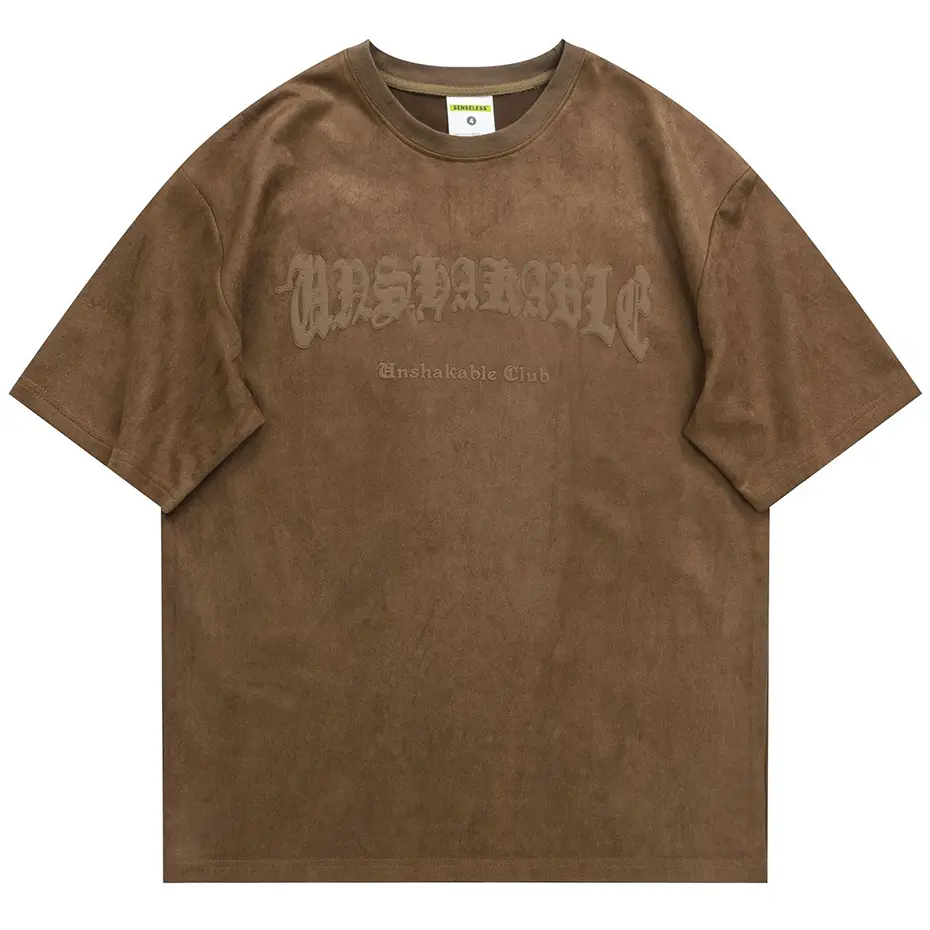 2025 Men Fashion Loose Suede T Shirts Skeleton Wings Graphic Harajuku Streetwear T-shirt Oversized Hip Hop Tshirt Unisex Tee Top