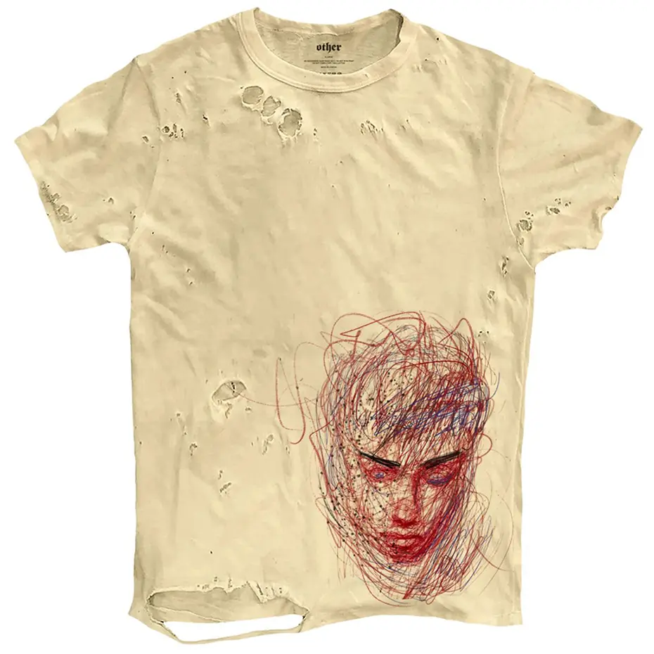 Graffiti Punk Men T Shirts Harajuku Streetwear Ripped Tshirt Summer Casual Loose Tee Tops Hip Hop T-shirt
