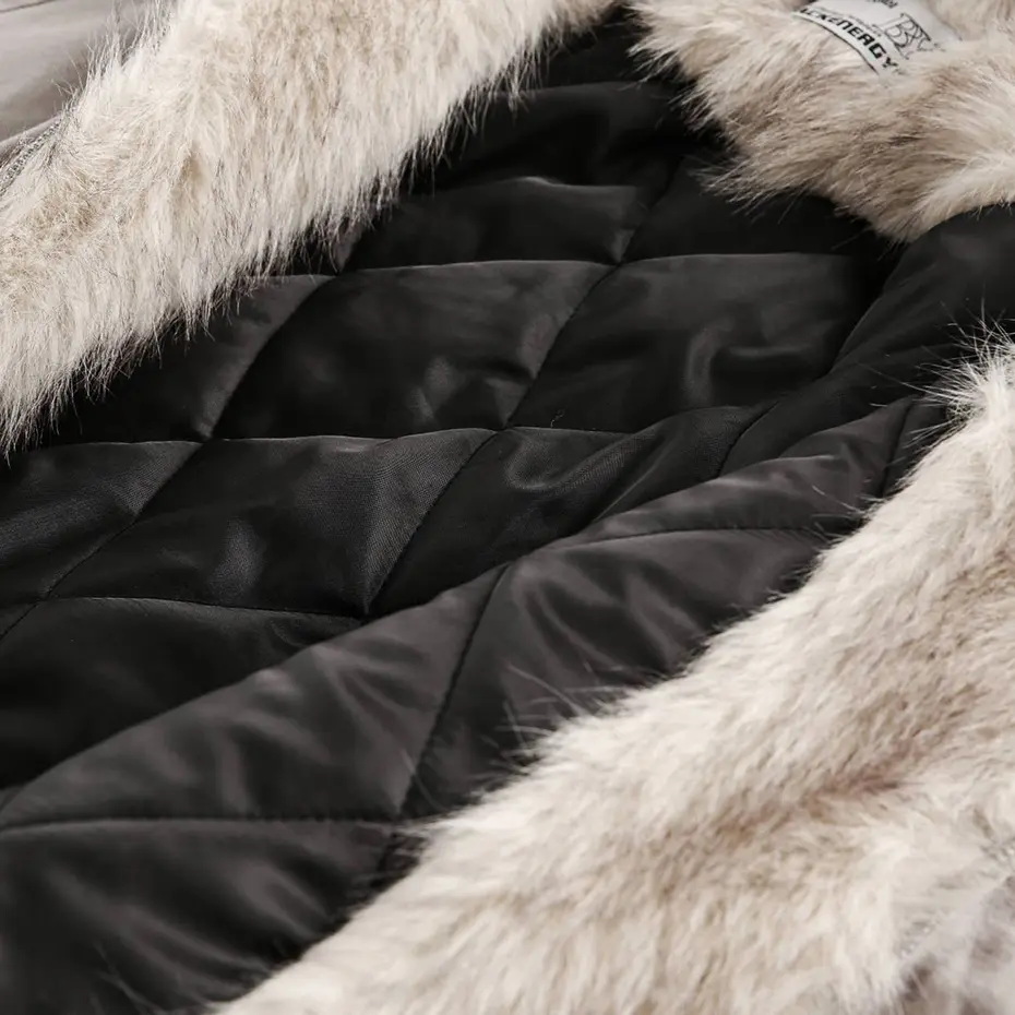 Men's Winter Jackets Padded Coat Thicken Warm Parkas Fur Collar Outwear Streetwear Harajuku Oversized Jacket