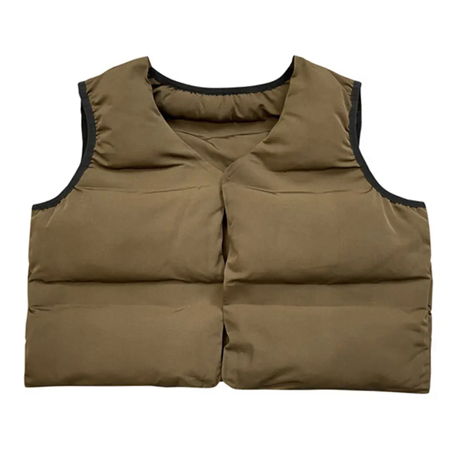 Spring Autumn New Men's Solid Color Thickened Sleeveless Vest Casual Trendy Leisure Vintage Style Tide Loose Coats