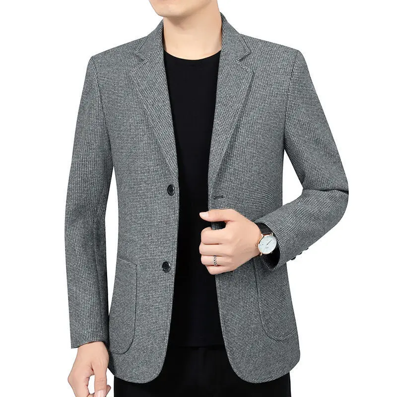 New Autumn Men Formal Wear Business Casual Blazers Jackets Solid Suits Coats High Quality Man Slim Fit Blazers Jackets Size 4XL