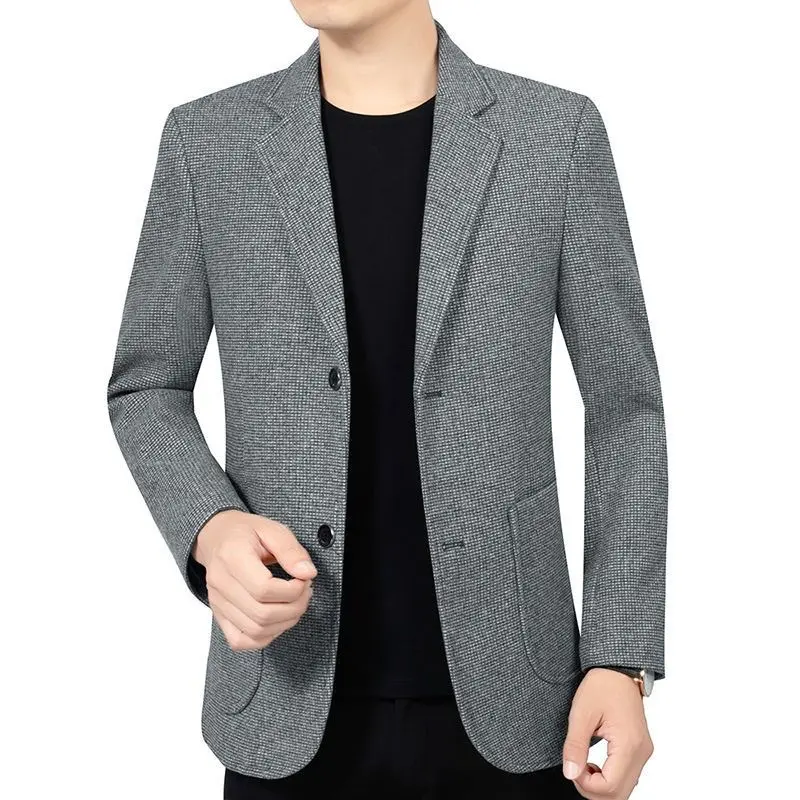 New Autumn Men Formal Wear Business Casual Blazers Jackets Solid Suits Coats High Quality Man Slim Fit Blazers Jackets Size 4XL