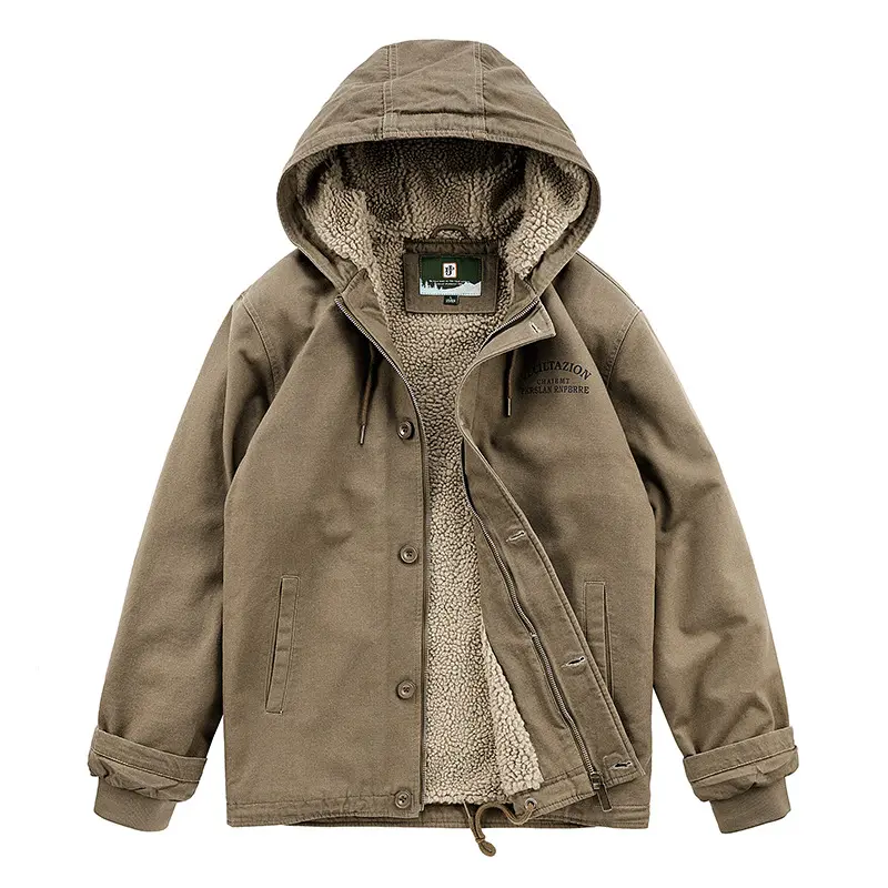Men Hooded Winter Jackets Casual Coats High Quality Male Loose Bomber Jacket Outwear Fleece Thicker Warm Parkas Down Jackets 4XL