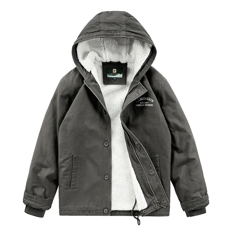 Men Hooded Winter Jackets Casual Coats High Quality Male Loose Bomber Jacket Outwear Fleece Thicker Warm Parkas Down Jackets 4XL