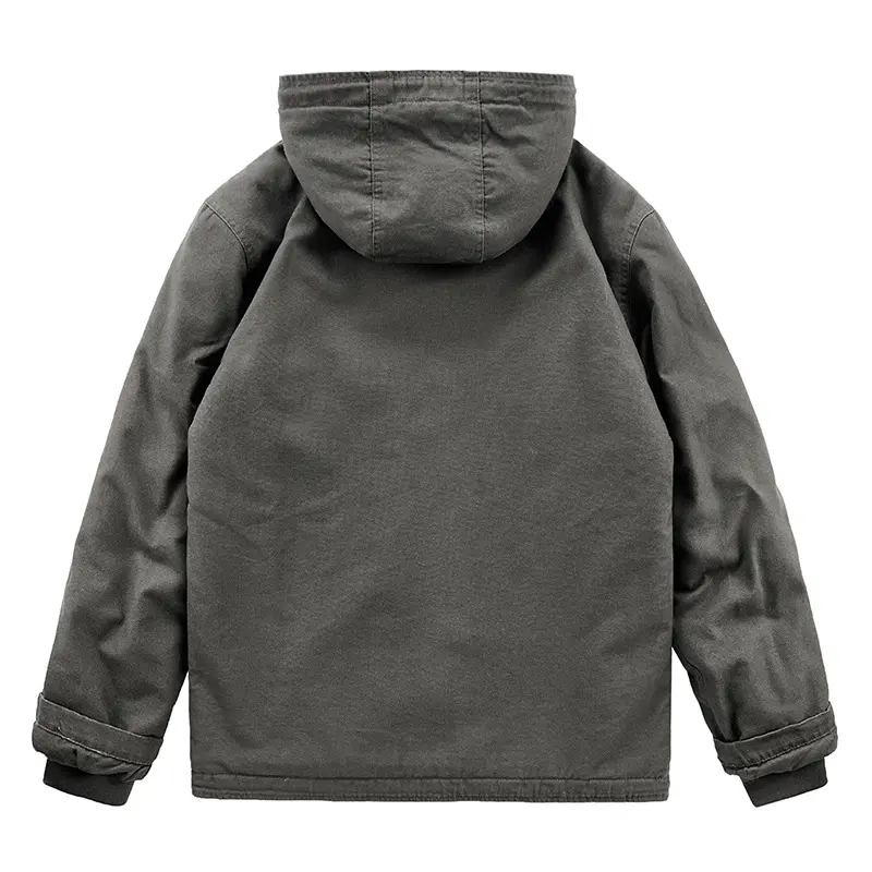 Men Hooded Winter Jackets Casual Coats High Quality Male Loose Bomber Jacket Outwear Fleece Thicker Warm Parkas Down Jackets 4XL