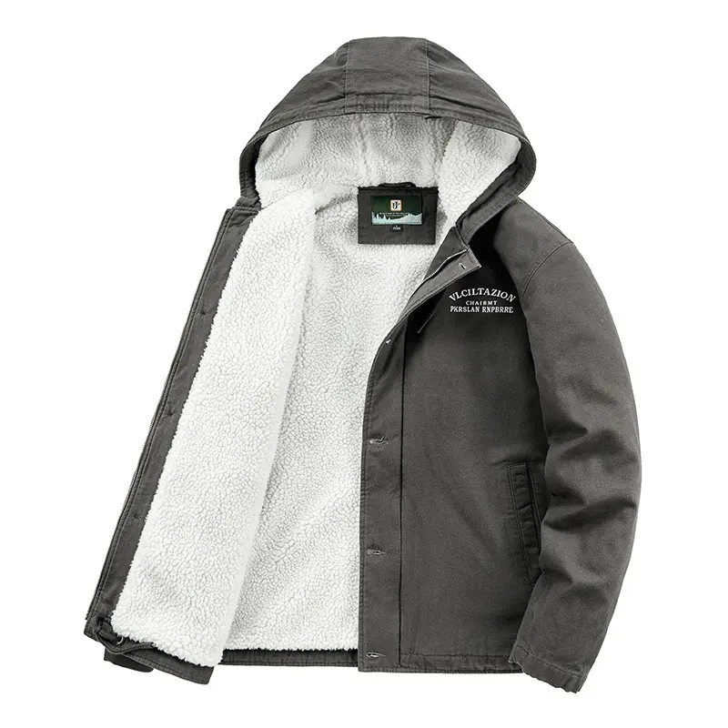 Men Hooded Winter Jackets Casual Coats High Quality Male Loose Bomber Jacket Outwear Fleece Thicker Warm Parkas Down Jackets 4XL
