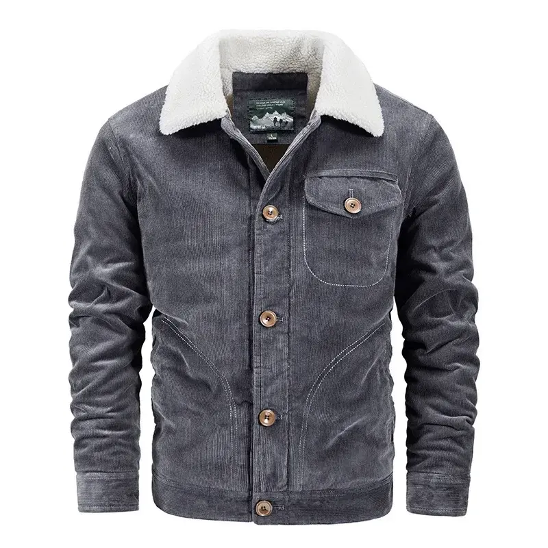 Men Corduroy Winter Coats Slim Down Jackets Warm Parkas Casual Jaquetas New Fashion Male Thicker Outwear Winer Jackets Size 6XL