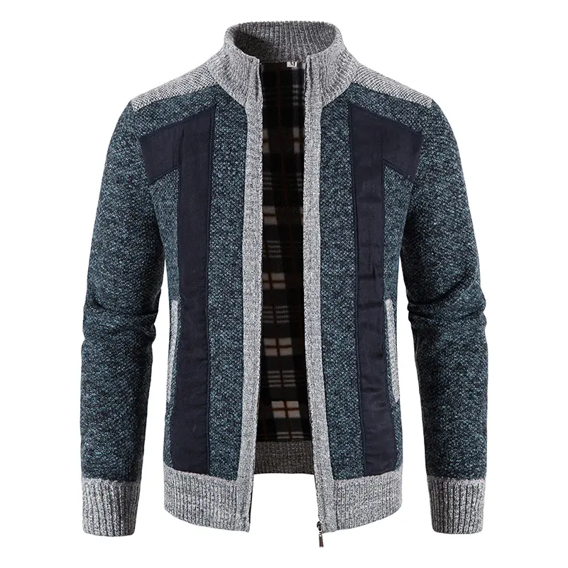 Men Winter Sweaters Cardigan Jackets Coats Sweatercoats Good Quality Male Stand-up Collar Casual Slim Fit Sweaters Cardigans 4XL