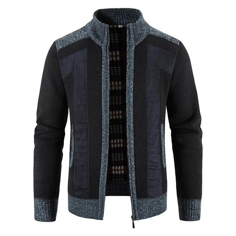 Men Winter Sweaters Cardigan Jackets Coats Sweatercoats Good Quality Male Stand-up Collar Casual Slim Fit Sweaters Cardigans 4XL