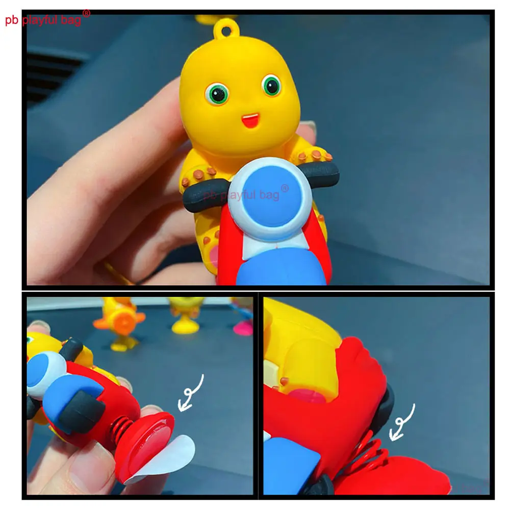 Car Mounted Ornaments Milk Dragon Aircraft Skateboard Animal Model Action Figure Doll Creative Cute Desktop Decorative UG346