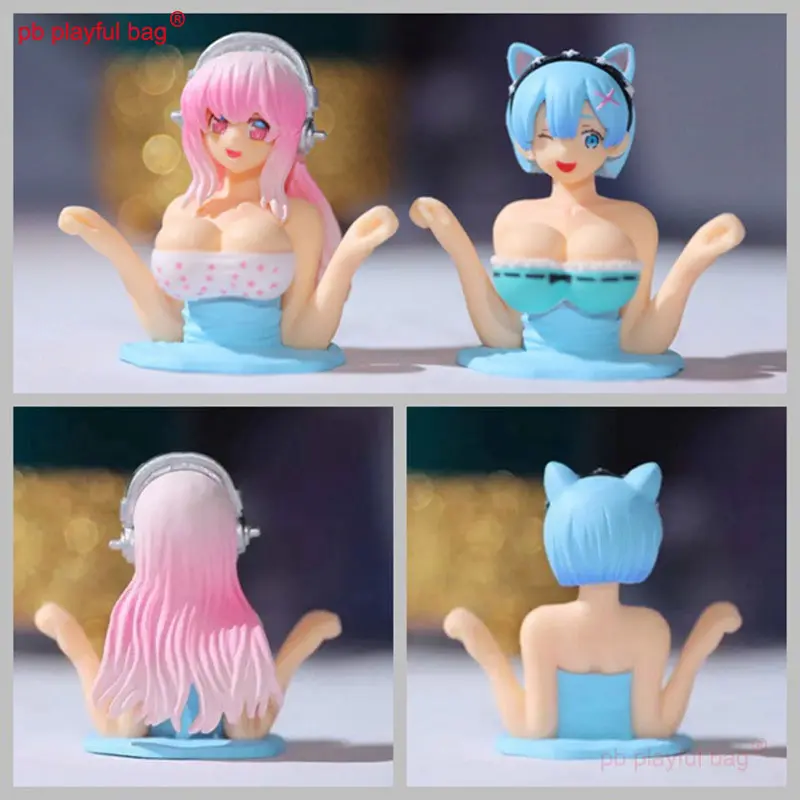 Anime Sexy Leimu Lamu SUPERSONICO Figure Japanese Anime Model Vehicle mounted ornaments Creative Christmas gifts kid toy HG196