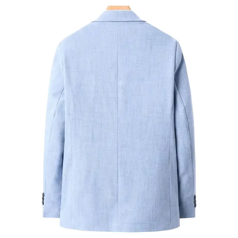 New Spring Man Thin Blazers Suits Jackets Solid Business Casual Suits Coats Fashion Male Slim Blazers Jackets Men's Clothing 4XL