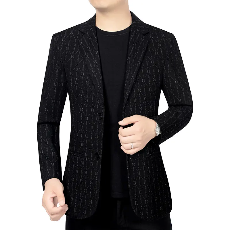 New Spring Men Luxurious Business Blazers Jackets Quality Male Autumn Slim Casual Blazers Suits Coats Jackets Mens Clothing 4XL