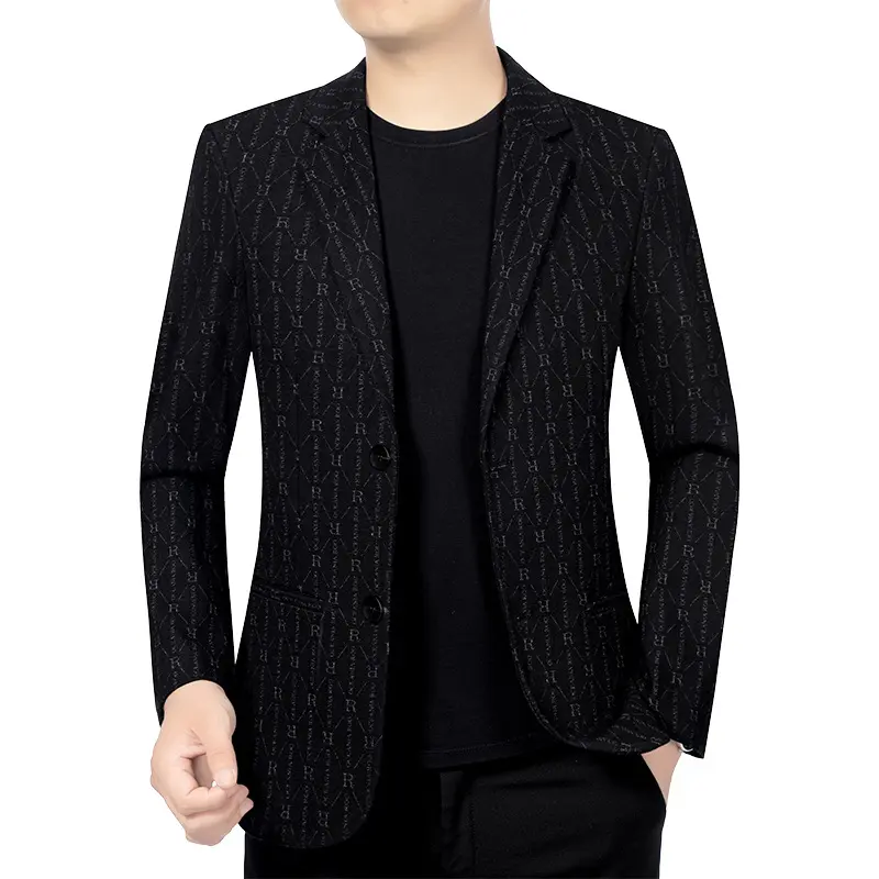 New Spring Men Luxurious Business Blazers Jackets Quality Male Autumn Slim Casual Blazers Suits Coats Jackets Mens Clothing 4XL