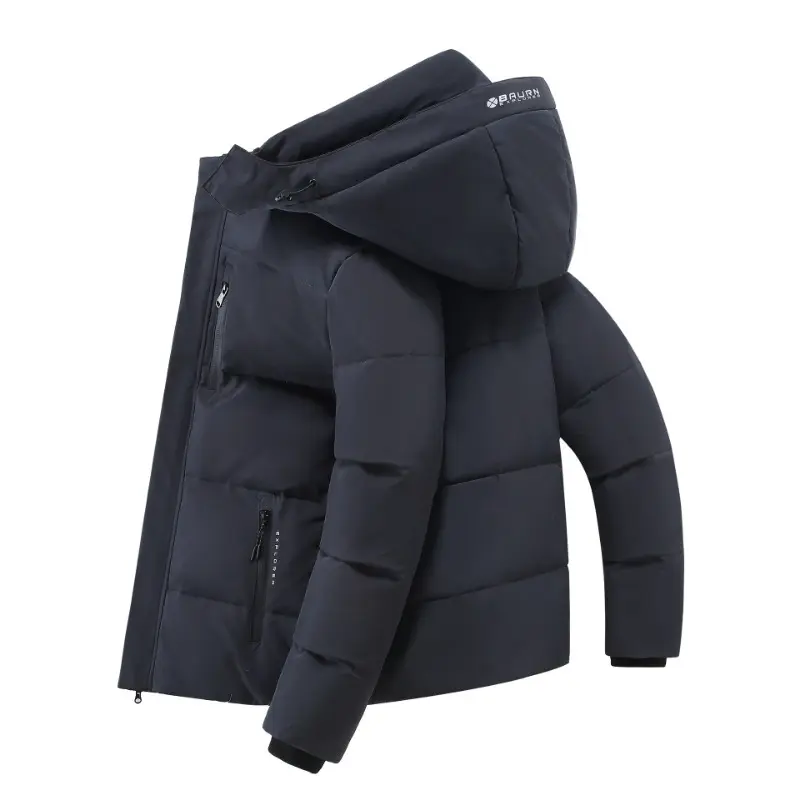 Men Hooded Casual Puffer Jackets New Winter Man White Duck Down Coats Quality Male Outdoor Windproof Thicker Warm Parkas 5XL
