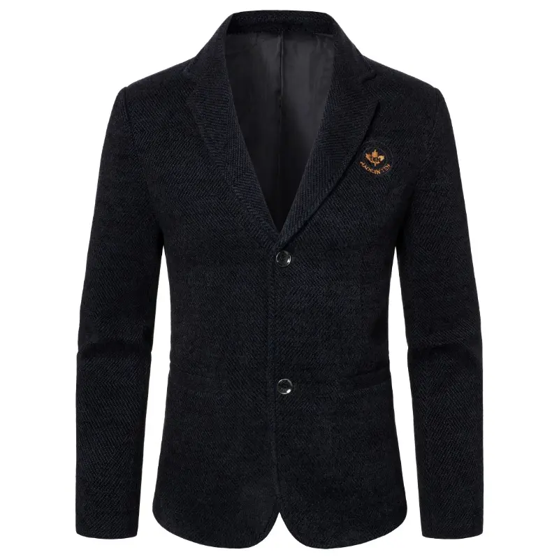 New Spring Autumn Men Cashmere Business Blazers Suits Jackets High Quality Male Woolen Casual Slim Fit Blazers Coats Clothing 3X