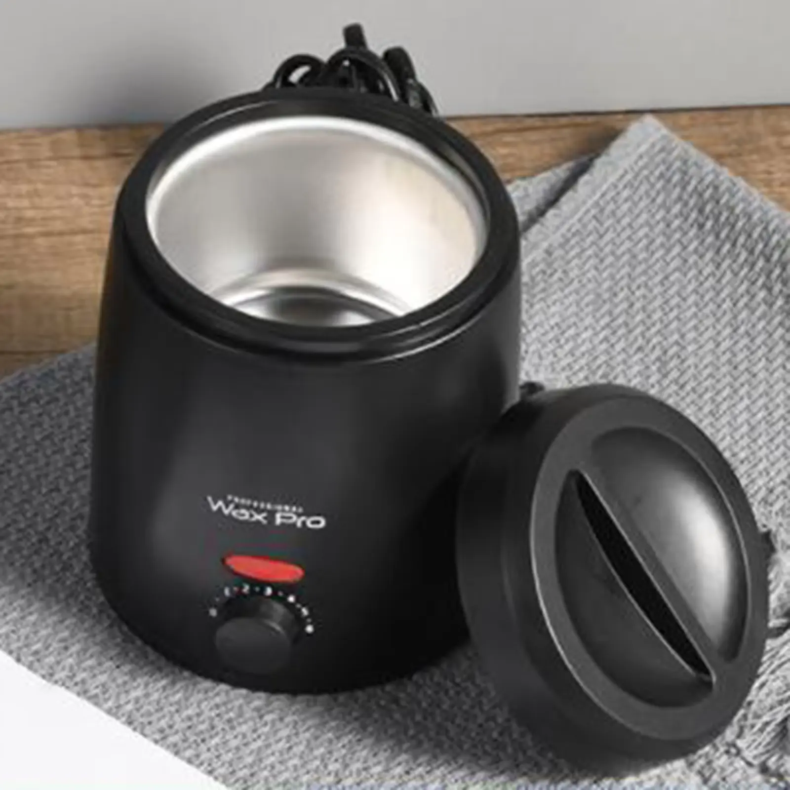 LINMANDA Electric Wax Seal Warmer Hair Removal Wax Warmer Pot Quickly Melting Aluminum Alloy Liner Portable Size for Home Travel