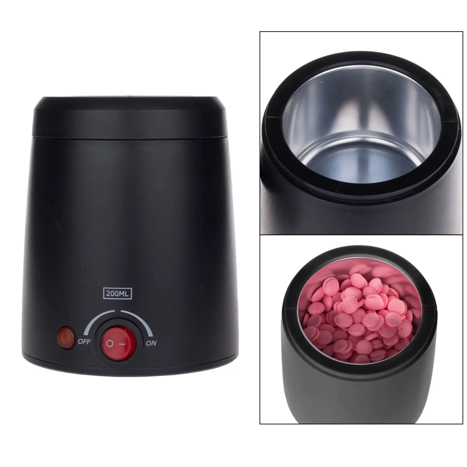 LINMANDA Electric Wax Seal Warmer Hair Removal Wax Warmer Pot Quickly Melting Aluminum Alloy Liner Portable Size for Home Travel