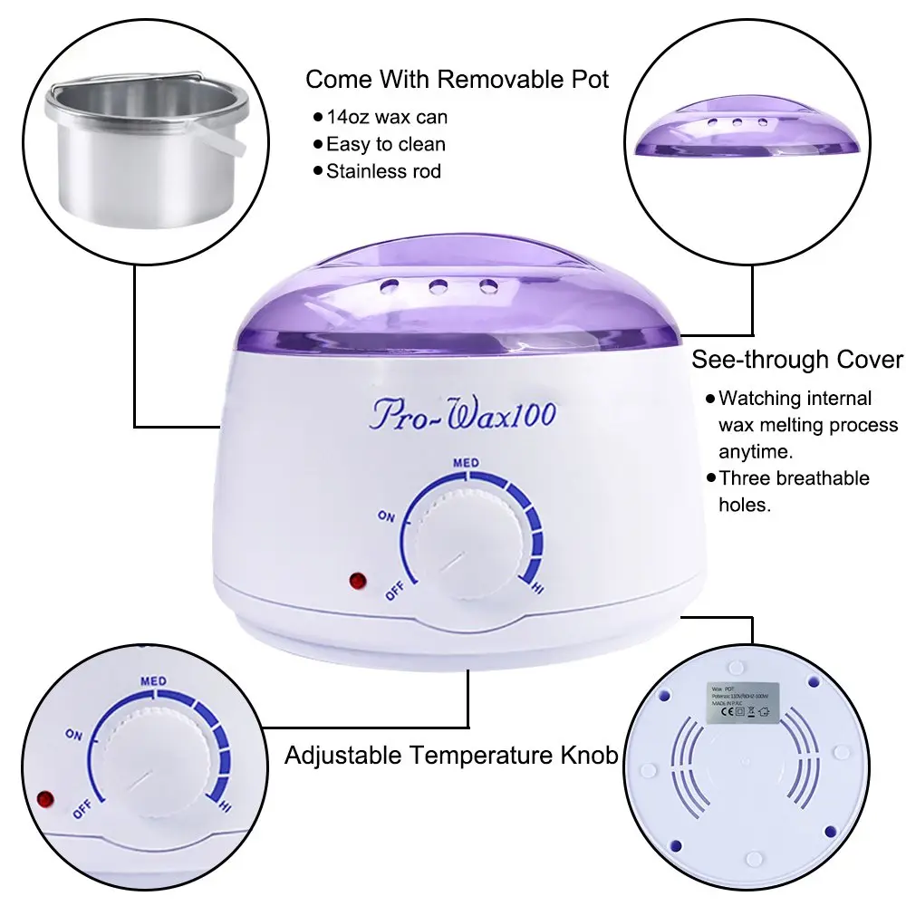 LINMANDA Wax Heater for Hair Removal Hot Wax Heater Warmer Salon Spa Beauty Equipment Used for Body Hair Removal