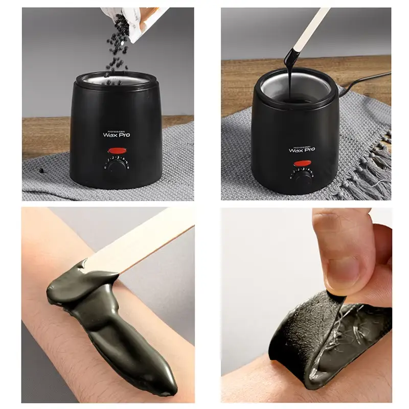 LINMANDA Electric Wax Seal Warmer Hair Removal Wax Warmer Pot Quickly Melting Aluminum Alloy Liner Portable Size for Home Travel