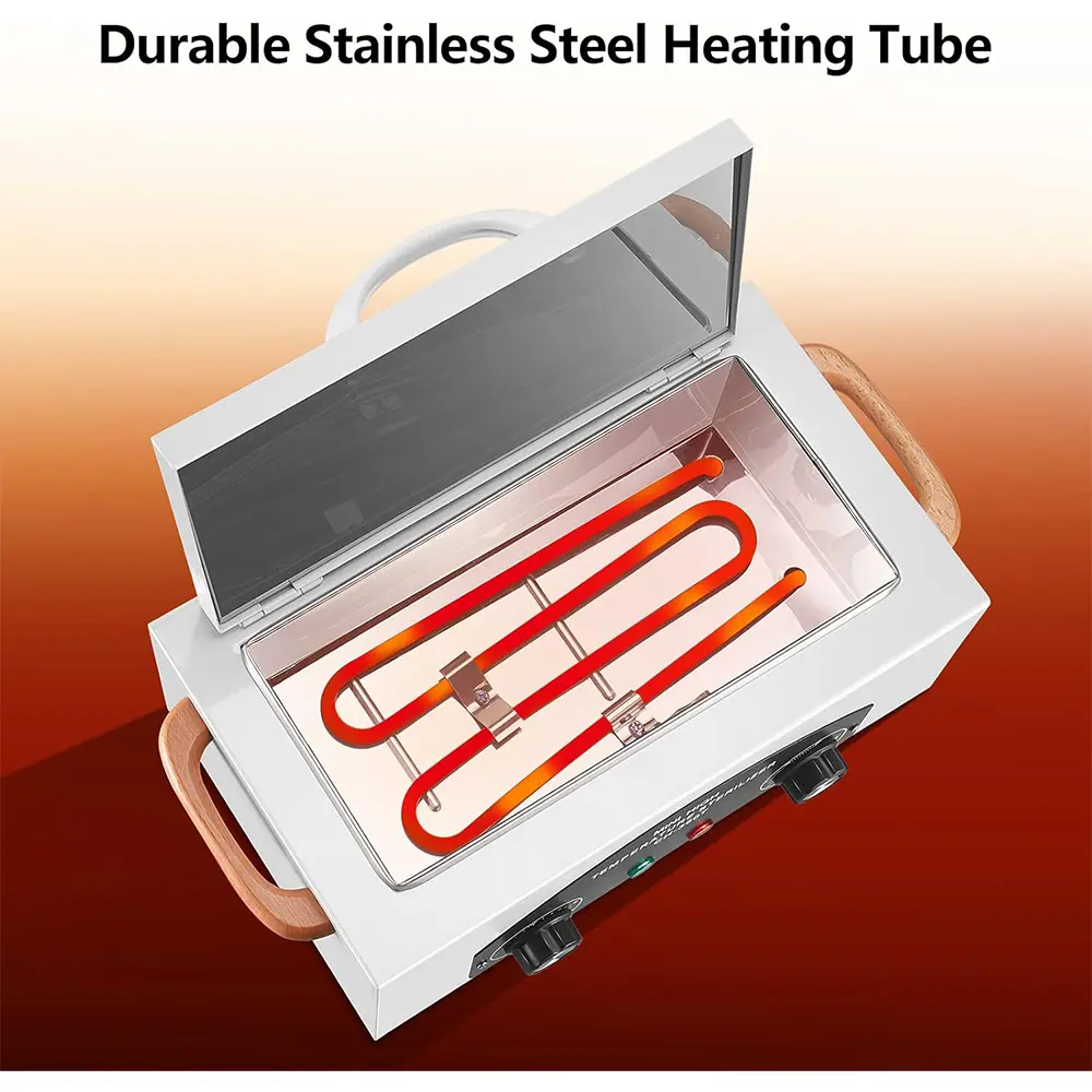 LINMANDA Sterilizer for Nail Tools High Temperature Metal Clean Box Temperature Sterilizer Cabinet for Manicure Hairdressing