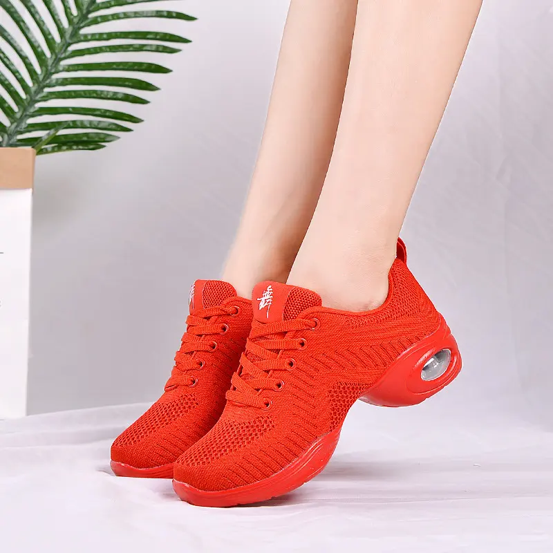 XIHAHA 2023 Girls Sneakers Dance Shoes for Women Woven Mesh Comfortable Modern Jazz Dancing Shoe Ladies Outdoor Sports Shoes