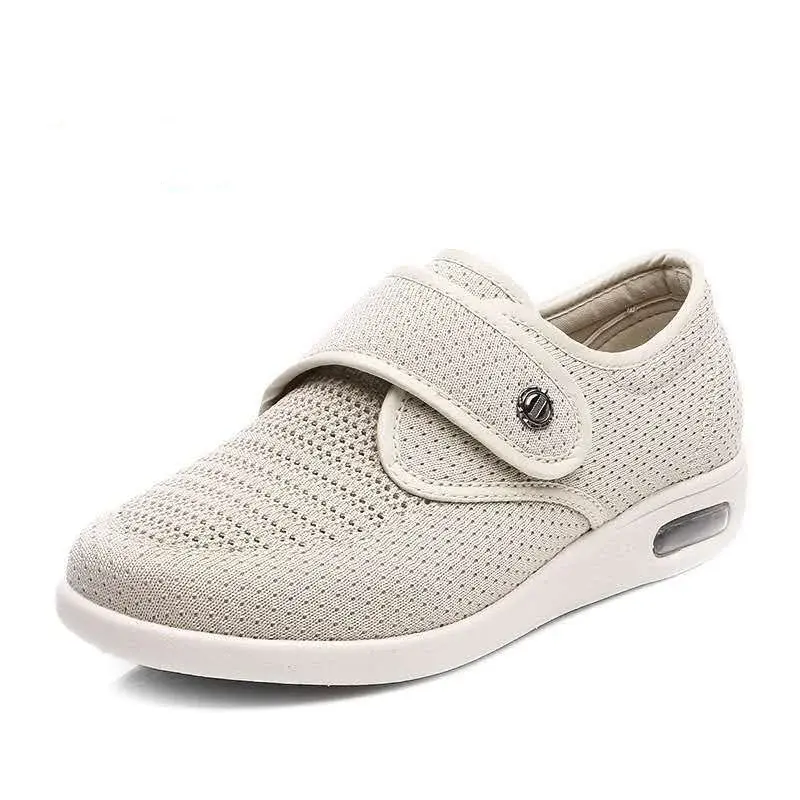 XIHAHA The elderly Orthopedics Wide Feet Swollen Shoes Thumb Eversion Adjusting Soft Comfortable Diabetic Shoe Mom dad  Shoes