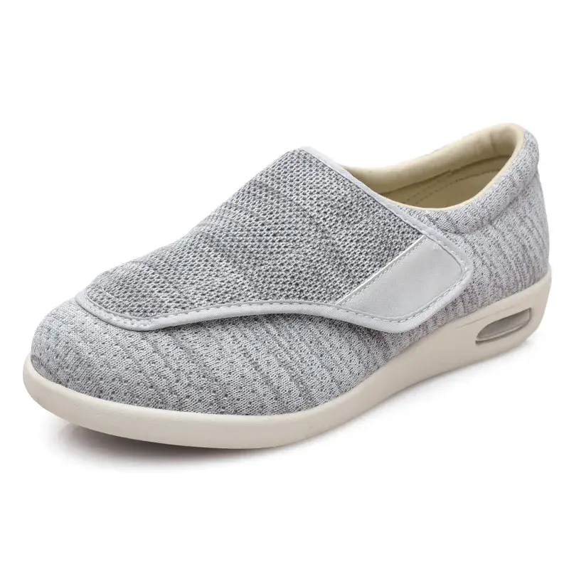 XIHAHA New Casual Orthopedics Wide Feet Swollen Shoes Thumb Eversion Adjusting Soft Comfortable Diabetic Shoe Walking Shoes