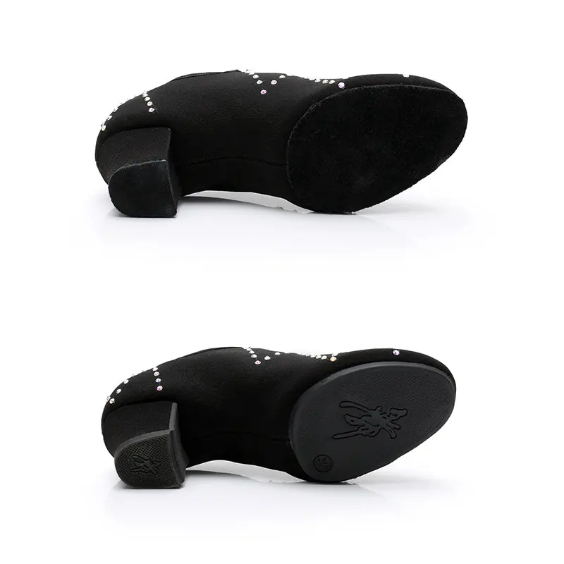 XIHAHA Jazz Modern Dance Shoes Woman Dance Sneakers for Girls Ladies Ballroom Dance Shoes Women with Close Toe 3/5cm Heels