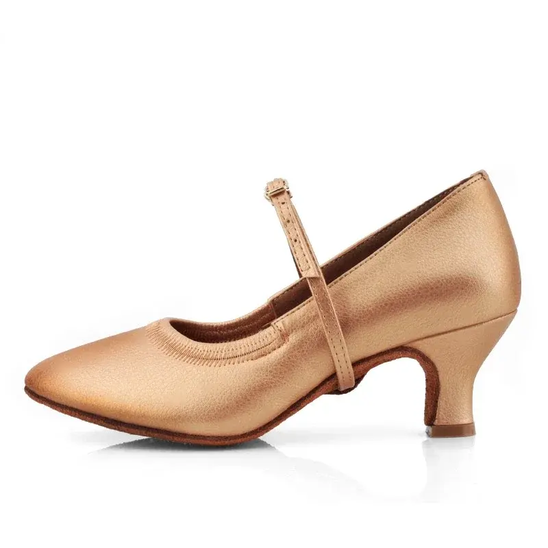 XIHAHA Fashion Modern Dance Shoes Women Girls Standard Dancing Shoe High Heeled Ballroom Latin Dance Shoes for Women 3.5 5 7CM