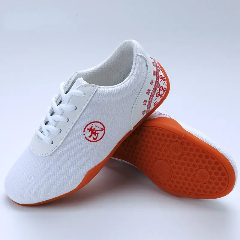 XIHAHA Canvas Kung Fu Shoes Martial Arts Tai Chi Taekwondo Wu Shu Karate Sport Shoe Couple Sneakers Adult Shoes Large Size 27-46