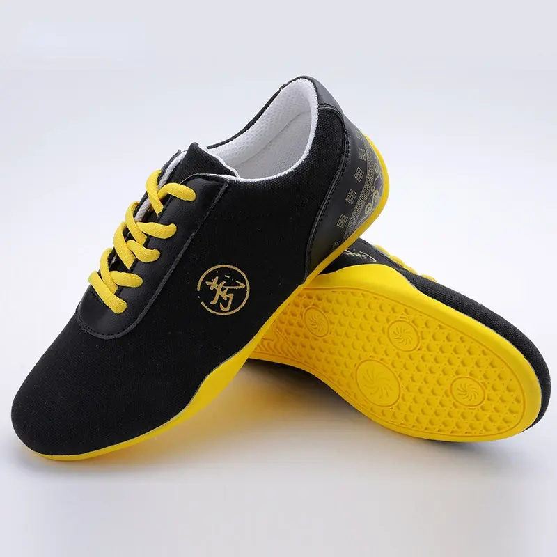 XIHAHA Canvas Kung Fu Shoes Martial Arts Tai Chi Taekwondo Wu Shu Karate Sport Shoe Couple Sneakers Adult Shoes Large Size 27-46